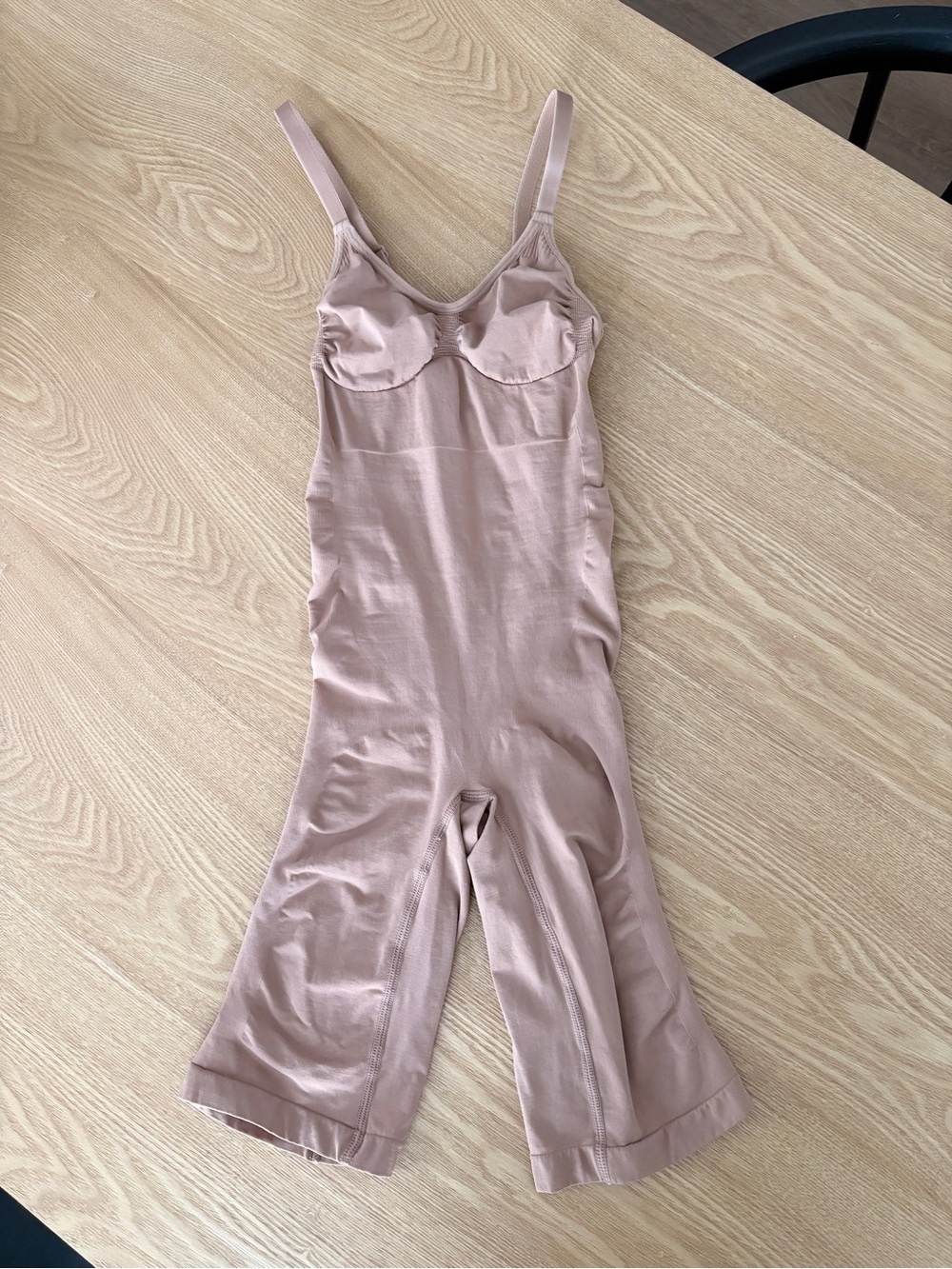 Quince Seamless Nude Shapewear Bodysuit with Built-In Cups